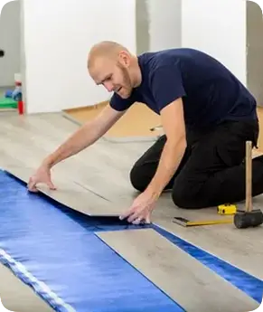 Vinyl flooring installation