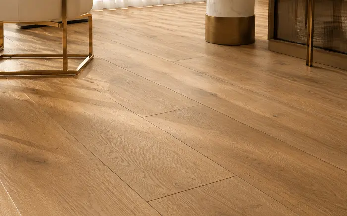 Premium LVT luxury vinyl tile flooring with wood-look texture