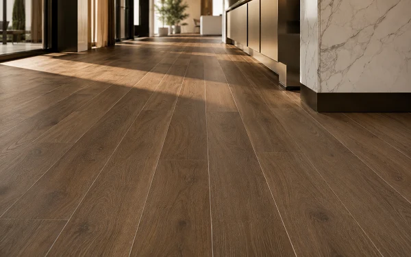 SPC stone plastic composite vinyl flooring for high-traffic UAE areas