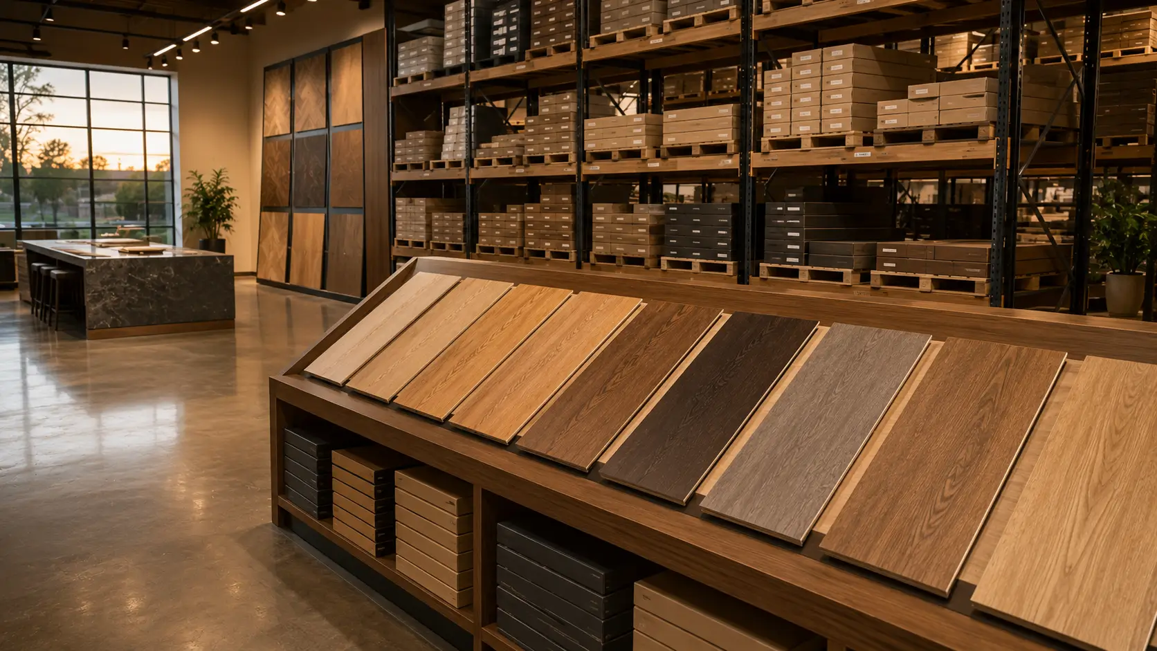 Premium vinyl flooring brands Karndean Amtico COREtec stocked in Dubai