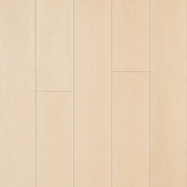 Vinyl plank in maple wood-look finish