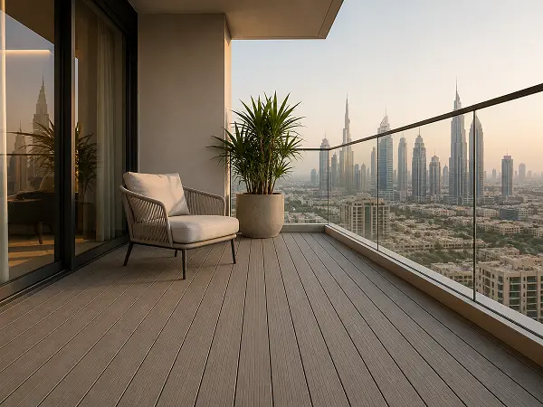 WPC decking balcony application